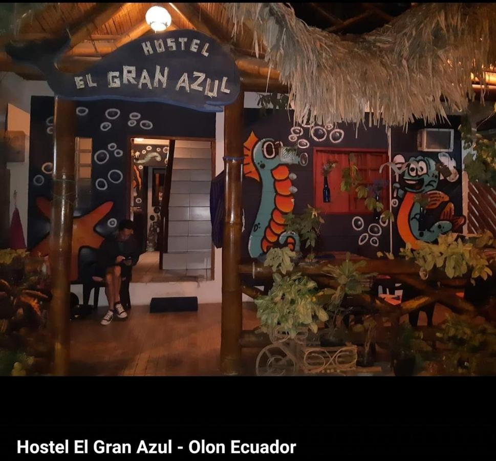 Hostel El Gran Azul Olon Olón Exterior foto